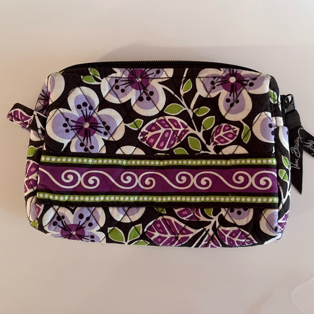 Small Vera Bradley makeup bag.